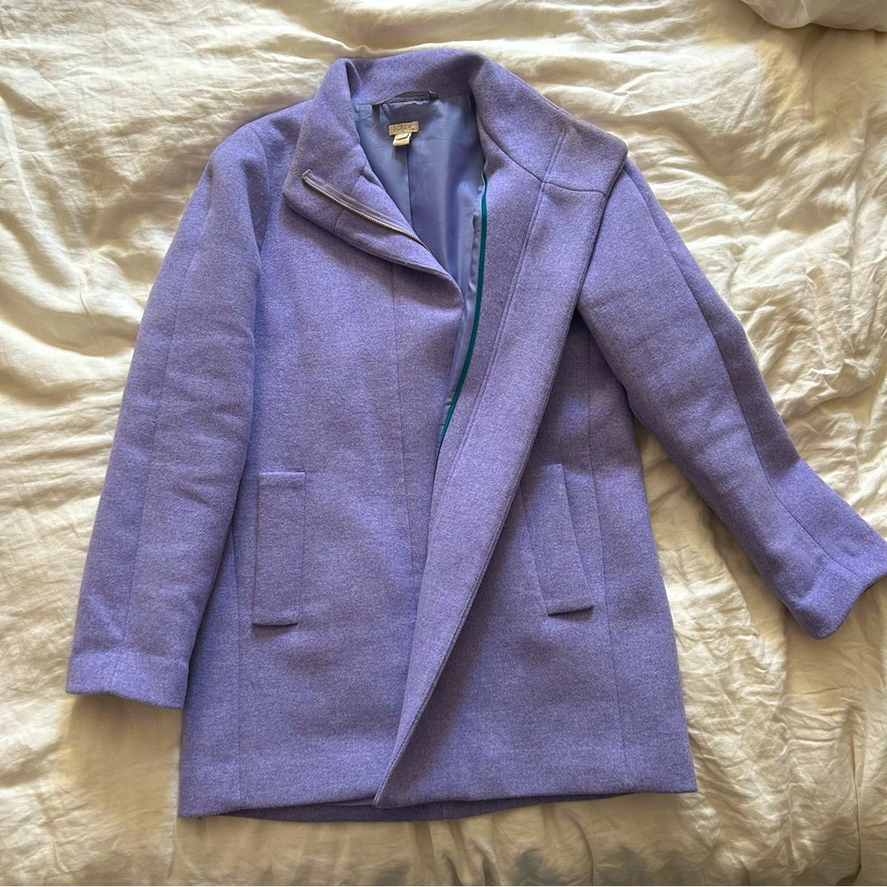 J Crew Coat, mauve, Size 10